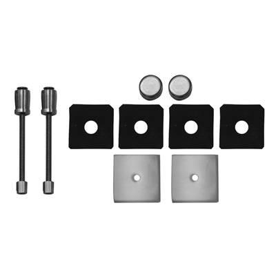 Jaclo Glass Mounting Kit for H42 Cubix Front Mount Shower Door Pulls - Antique Brass by Jaclo