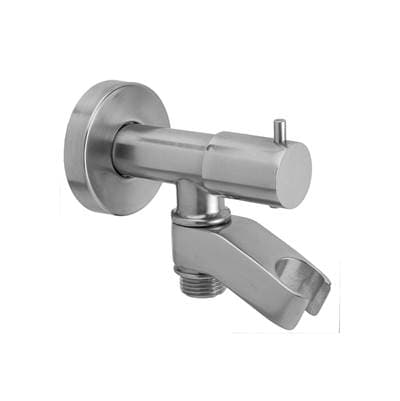 Jaclo Water Supply Elbow with Built in Shut Off & Handshower Holder - Satin Cooper by Jaclo