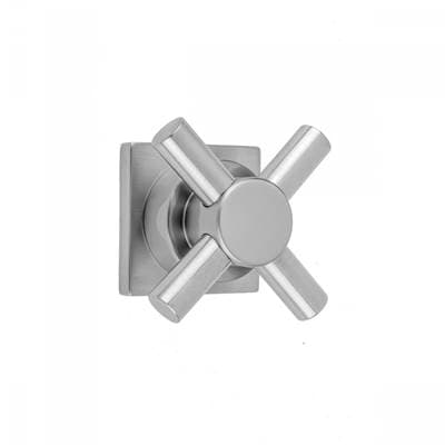 Jaclo Contempo Cross with Square Escutcheon Trim for Exacto Volume Controls and Diverters (J-VC34...