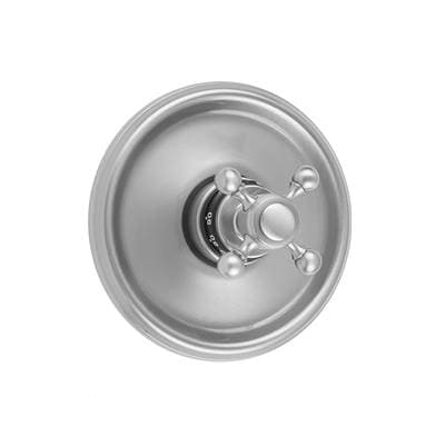 Jaclo Round Step Plate with Ball Cross Trim for Thermostatic Valves (j-th34 & J-th12) - Caramel...