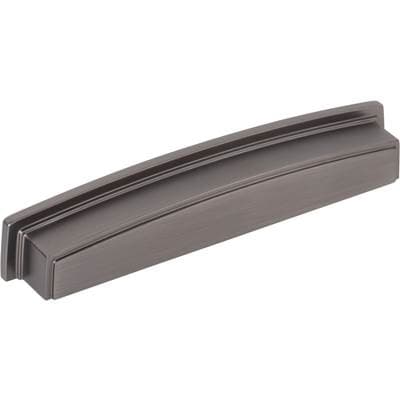 Jeffrey Alexander 160 Mm Center Brushed Pewter Square-to-center Square Renzo Cabinet Cup Pull -...