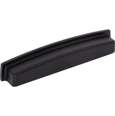 Jeffrey Alexander 160 Mm Center Matte Black Square-to-center Square Renzo Cabinet Cup Pull -...