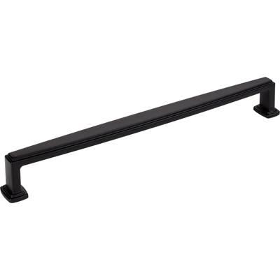 12'' Center-to-Center Matte Black Richard Appliance Handle
