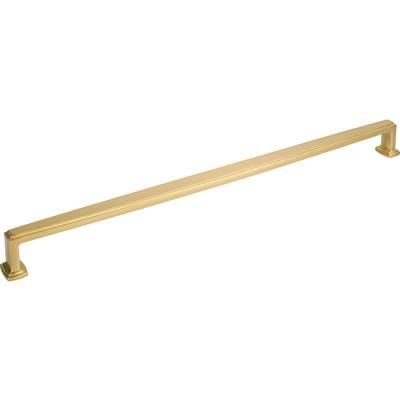 18'' Center-to-Center Brushed Gold Richard Appliance Handle by Jeffrey Alexander