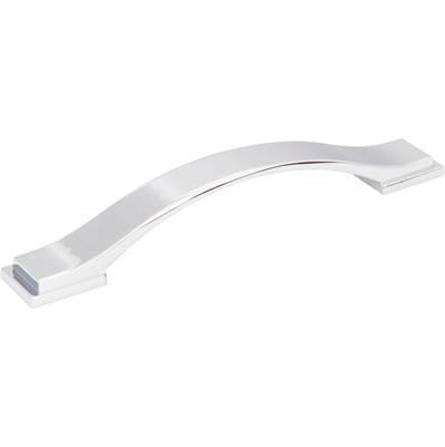 128 mm Center-to-Center Polished Chrome Strap Mirada Cabinet Pull