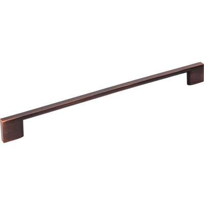 256 mm Center-to-Center Brushed Oil Rubbed Bronze Square Sutton Cabinet Bar Pull