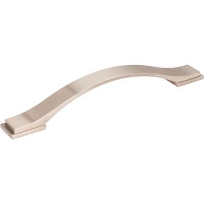 160 mm Center-to-Center Satin Nickel Strap Mirada Cabinet Pull by Jeffrey Alexander