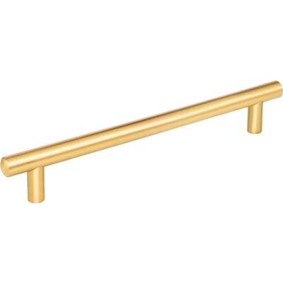 192 mm Center-to-Center Brushed Gold Key West Cabinet Bar Pull by Jeffrey Alexander