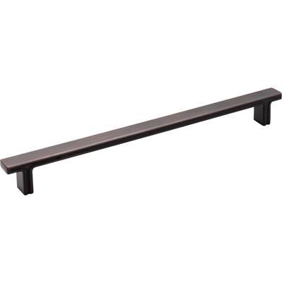228 mm Center-to-Center Brushed Oil Rubbed Bronze Square Anwick Cabinet Pull by Jeffrey Alexander