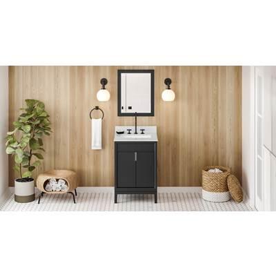 24'' Black Theodora Vanity