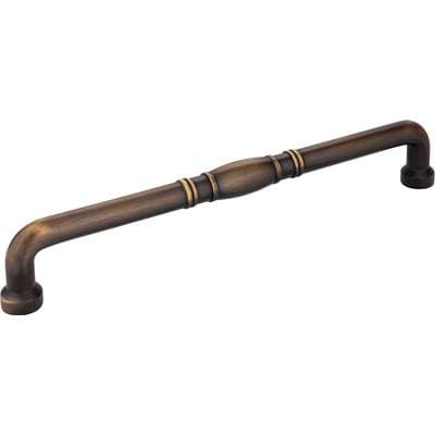 Jeffrey Alexander 12'' Center-to-center Antique Brushed Satin Brass Durham Appliance Handle -...