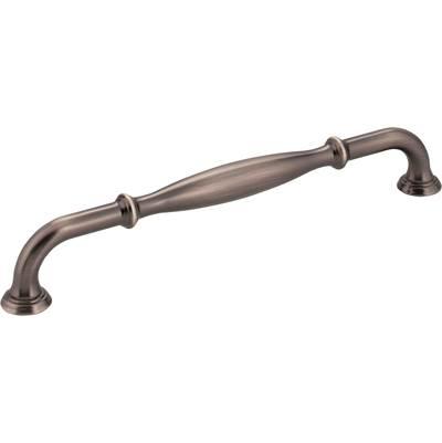 192 mm Center-to-Center Brushed Pewter Tiffany Cabinet Pull by Jeffrey Alexander