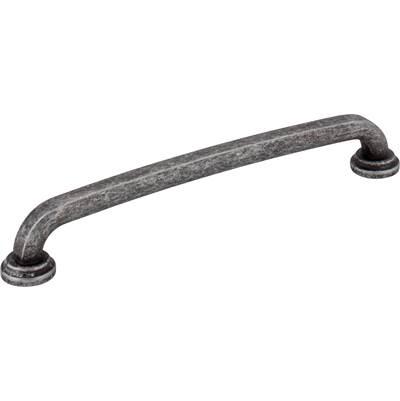 160 mm Center-to-Center Distressed Antique Silver Bremen 1 Cabinet Pull by Jeffrey Alexander