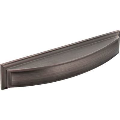Jeffrey Alexander 128 Mm Center-to-center Brushed Pewter Square Annadale Cabinet Cup Pull -...