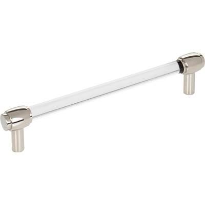 160 mm Center-to-Center Polished Nickel Carmen Cabinet Bar Pull by Jeffrey Alexander