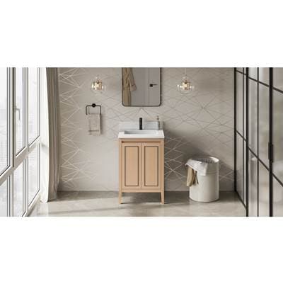 Jeffrey Alexander Percival 24'' Single Bathroom Vanity Set - Natural Oak