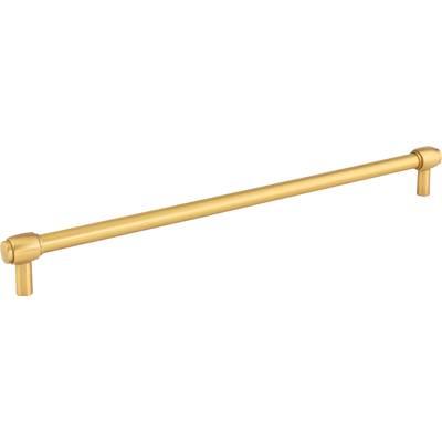 305 mm Center-to-Center Brushed Gold Hayworth Cabinet Bar Pull by Jeffrey Alexander