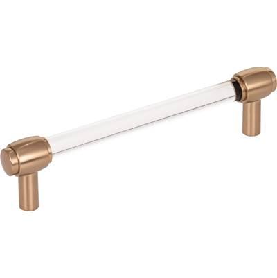 128 mm Center-to-Center Satin Bronze Carmen Cabinet Bar Pull by Jeffrey Alexander