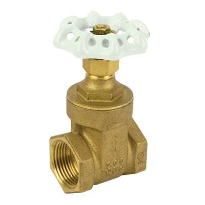 Jomar International LTD Gate Valve, Non-rising Stem, Threaded Connection, 200 Wog 1''