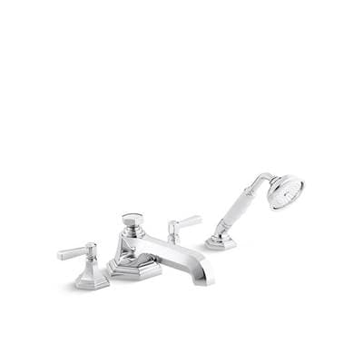 Kallista for Town Dkmnt Bath Fct, W/div & Hdshwr - Polished Chrome by Kallista