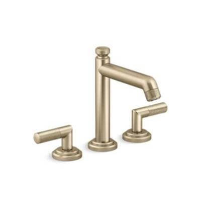 Kallista Pinna Paletta Deck-mount Bath Set - Brushed French Gold