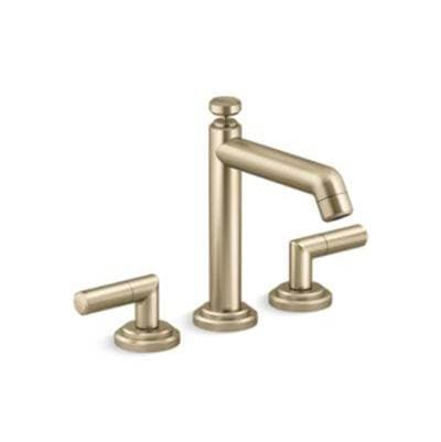 Kallista Pure Palettae Deck-mount Bath Set - Brushed French Gold