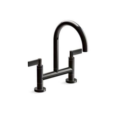 Kallista Onee Kitchen Bridge Faucet, D-mount, Lv