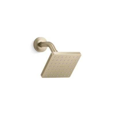 Kallista Modern Square Showerhead - Brushed French Gold