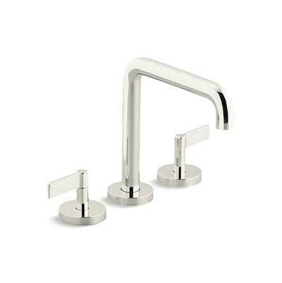 Kallista Onee Dm Bath Set, Tall Spout, Lever - Polished Nickel