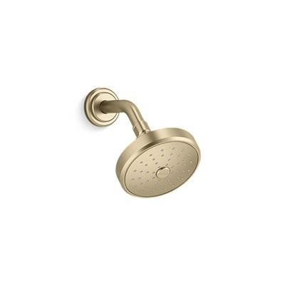Laura Kirar Transitional Showerhead with Arm - Brushed French Gold