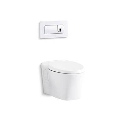 Kallista Pleoe Wall-mount Toilet - Stucco White by Kallista