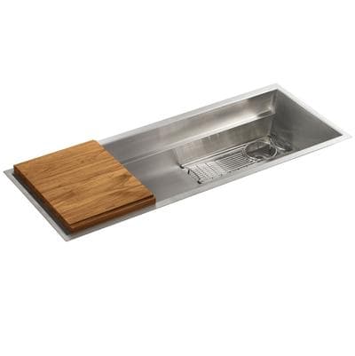 Kallista Multiere 45'' Kitchen Sink W/accessories - Stainless Steel