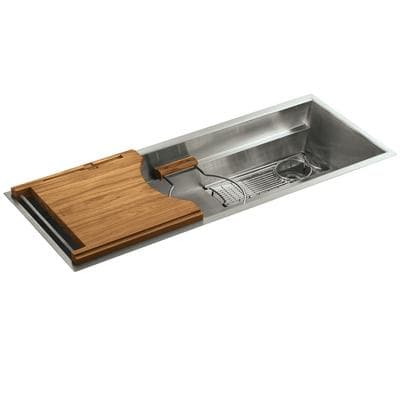 Kallista Multiere 45'' Kitch Sink W/deluxe Access - Stainless Steel by Kallista