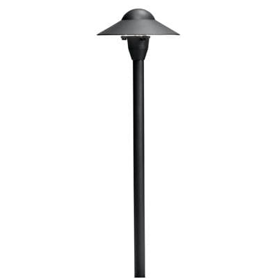 Kichler Lighting Dome Path Light 6in - Textured Black