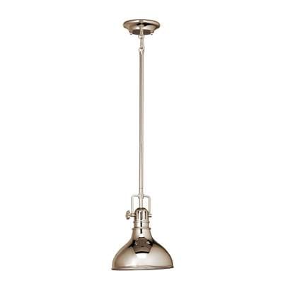 Kichler Lighting Mini Pendant 1Lt - Polished Nickel