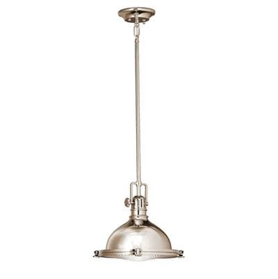 Kichler Lighting Pendant 1Lt - Polished Nickel by Kichler Lighting