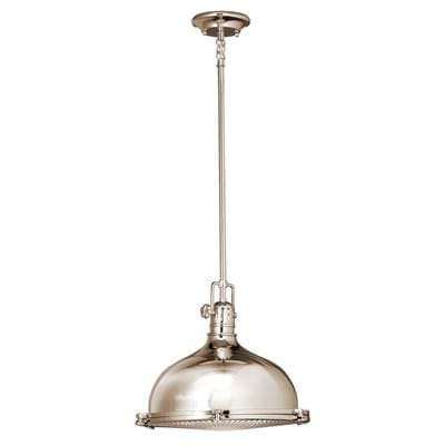 Kichler Lighting Pendant 1Lt - Polished Nickel by Kichler Lighting