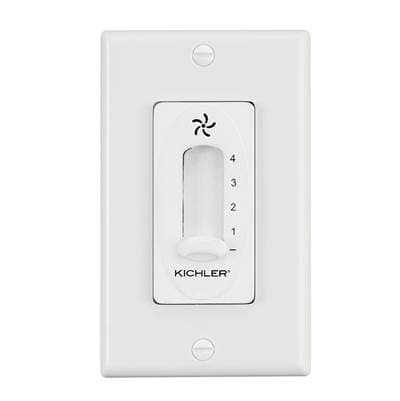 Kichler Lighting 4 Speed Fan Slide Control - White