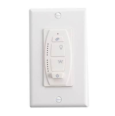 Kichler Lighting 6 Speed DC Wall Transmitter - White Material by Kichler Lighting