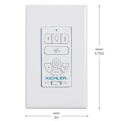 Kichler Lighting AC Wall Control Limited Function - White