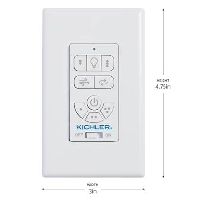 Kichler Lighting AC Wall Control Full Function - White