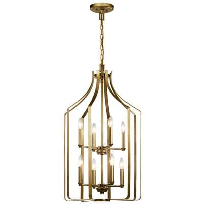 Kichler Lighting Foyer Chandelier 8Lt - Natural Brass by Kichler Lighting