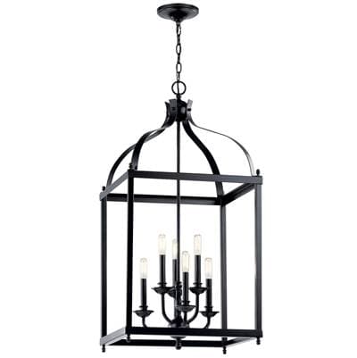 Kichler Lighting Foyer Chandelier 6Lt - Black