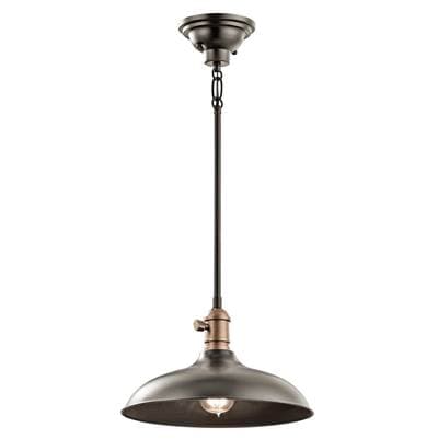 Kichler Lighting Pendant/semi Flush 1Lt - Olde Bronze by Kichler Lighting
