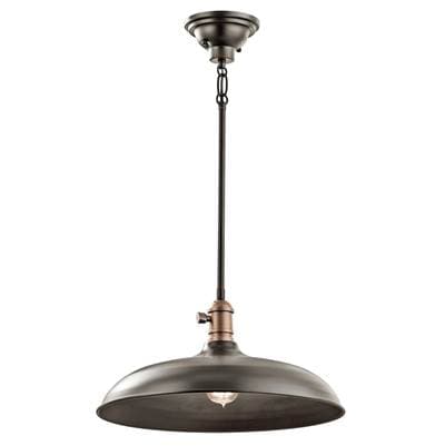 Kichler Lighting Pendant/semi Flush 1Lt - Olde Bronze by Kichler Lighting