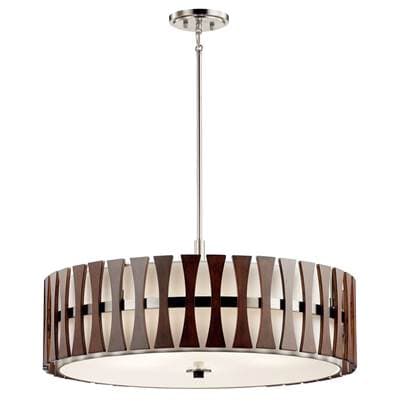 Kichler Lighting Pendant/semi Flush 5Lt - Auburn Stained by Kichler Lighting