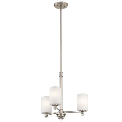 Kichler Lighting Mini Chandelier 3Lt - Brushed Nickel by Kichler Lighting