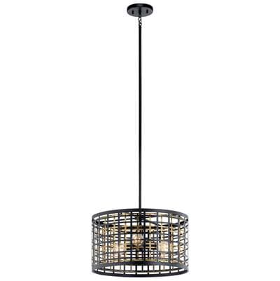 Kichler Lighting Pendant/semi Flush 3Lt - Black by Kichler Lighting