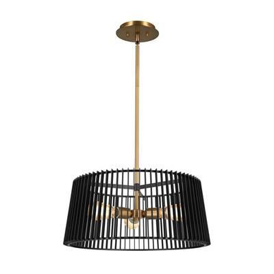 Linara 18'' 3 Light Pendant Black by Kichler Lighting