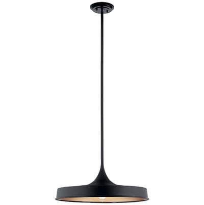 Kichler Lighting Pendant/semi Flush 1Lt - Black by Kichler Lighting